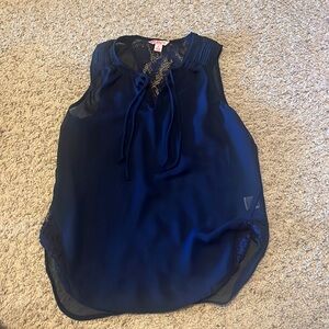 Candies blue shear top